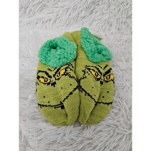 Grinch Slipper Socks Unisex **READ DESCRIPTION**